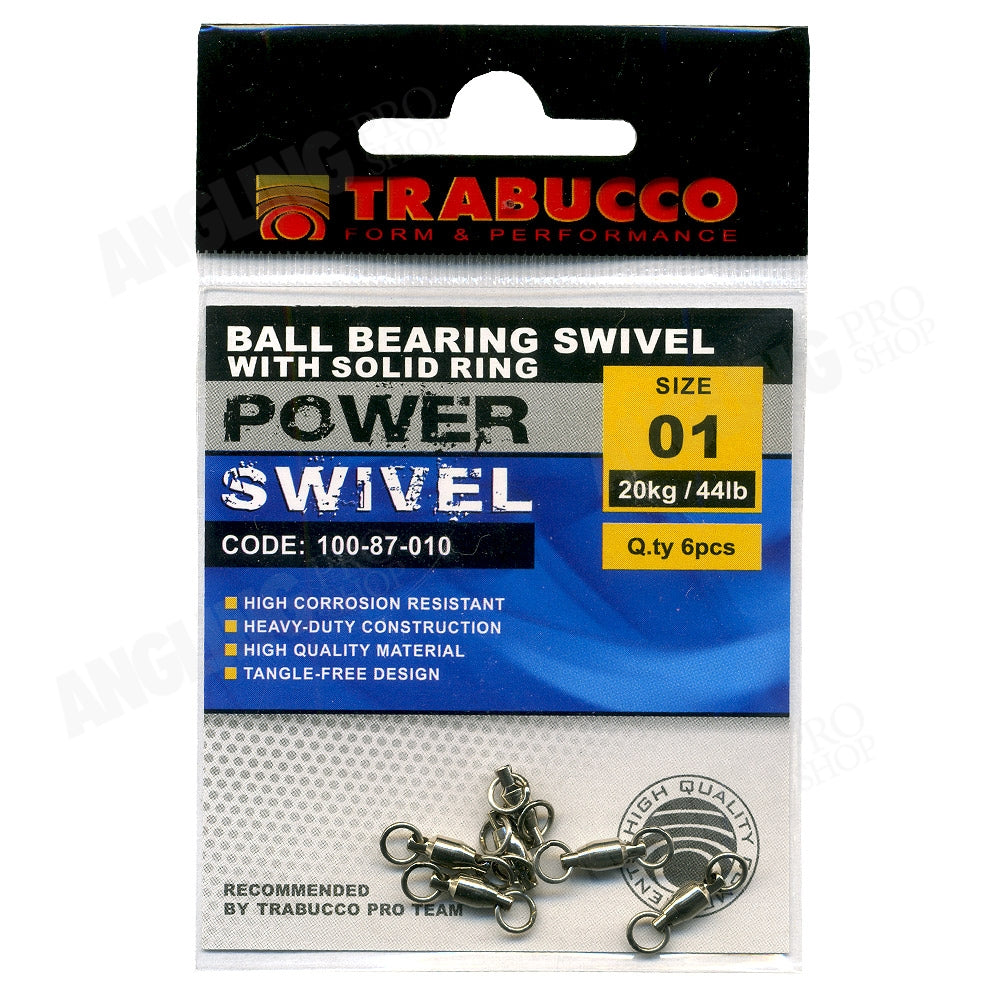 Ball Bearing Swivel with Solid Ring Trabucco