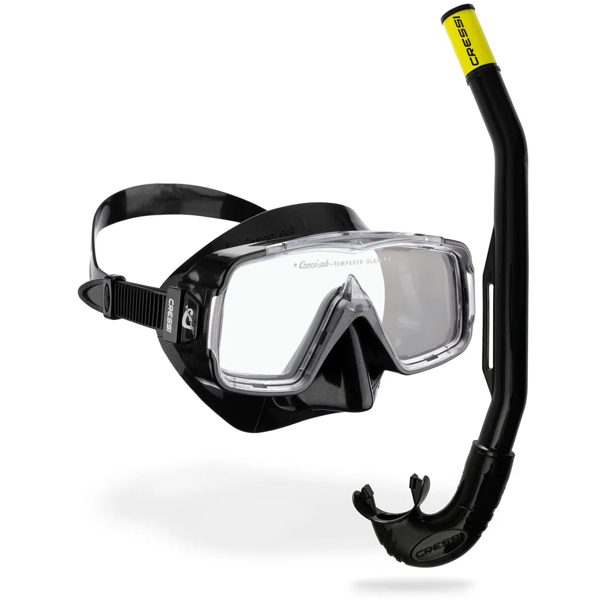 Combo Maschera Snorkeling Cressi Sirena + Island 2.0