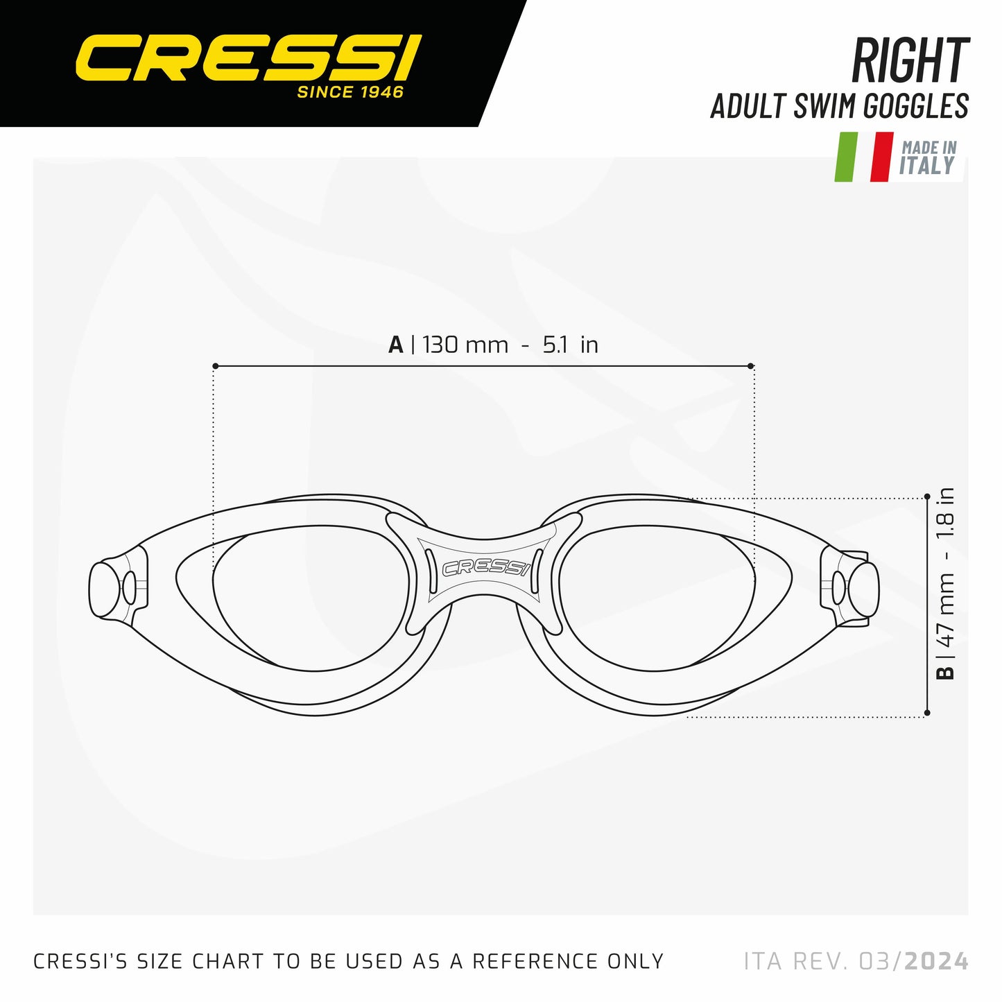 Occhialini Nuoto Right Cressi