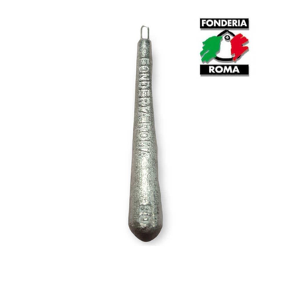 Zavorra Pesca Fonderia Roma Leccetta con anello inox