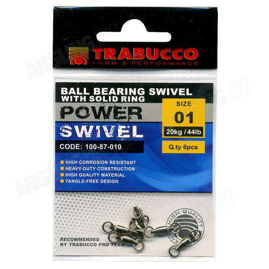 Ball Bearing Swivel with Solid Ring Trabucco