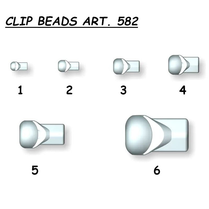 Clip Beads Stonfo Art. 582 Perline per aggancio rapido
