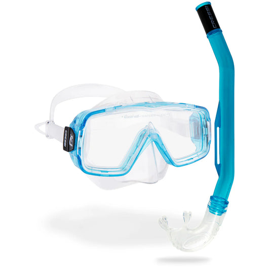 Combo Maschera Snorkeling Cressi Sirena + Island 2.0