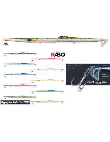 Esca Artificiale Kàbo Aguglia Jointed 255 mm 31 gr