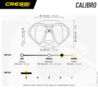 Maschera Snorkeling Cressi Calibro