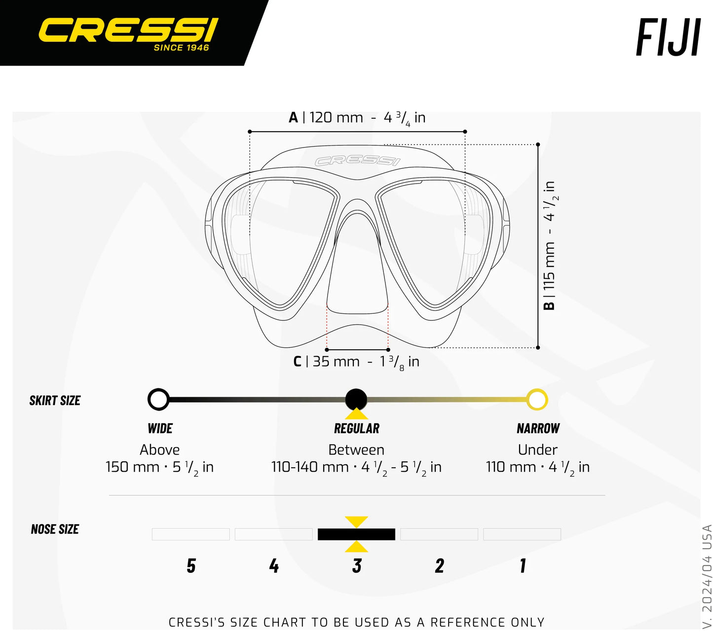 Maschera Snorkeling Fiji Cressi