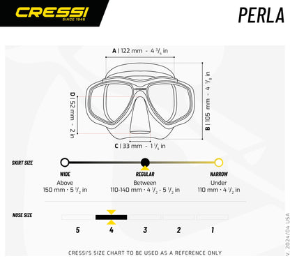 Maschera Snorkeling Perla Cressi