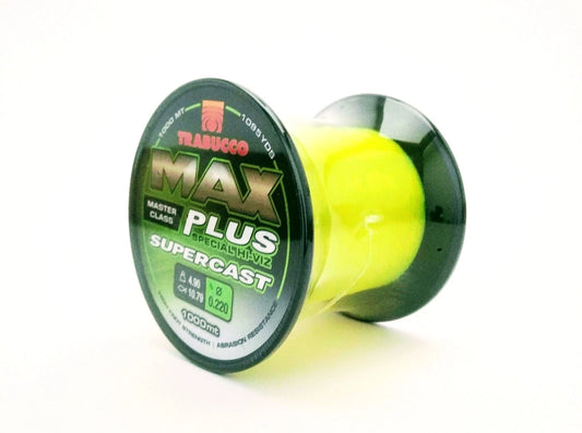 Filo Nylon Max Plus Supercast Trabucco 1000 metri