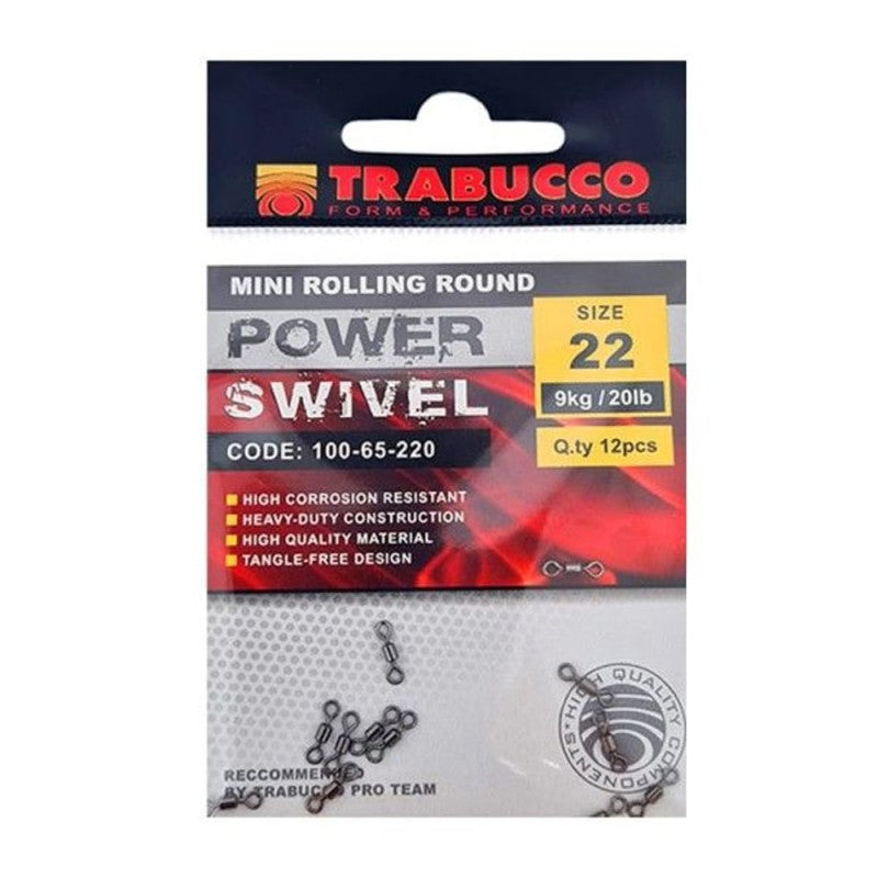 Mini Rolling Round Power Swivel Girelle pesca Trabucco