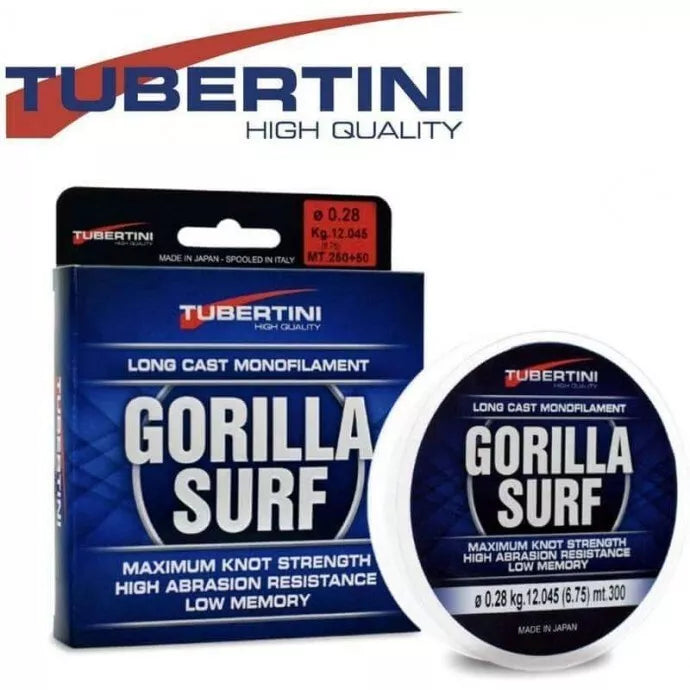 Filo Nylon Gorilla Surf Tubertini 300 metri