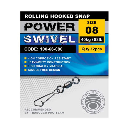 Rolling Hooked Snap Trabucco Girelle con Moschettone