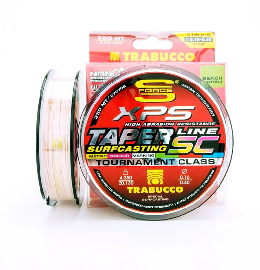 Multicolor Taper Line SC surfcasting Trabucco 250 metri