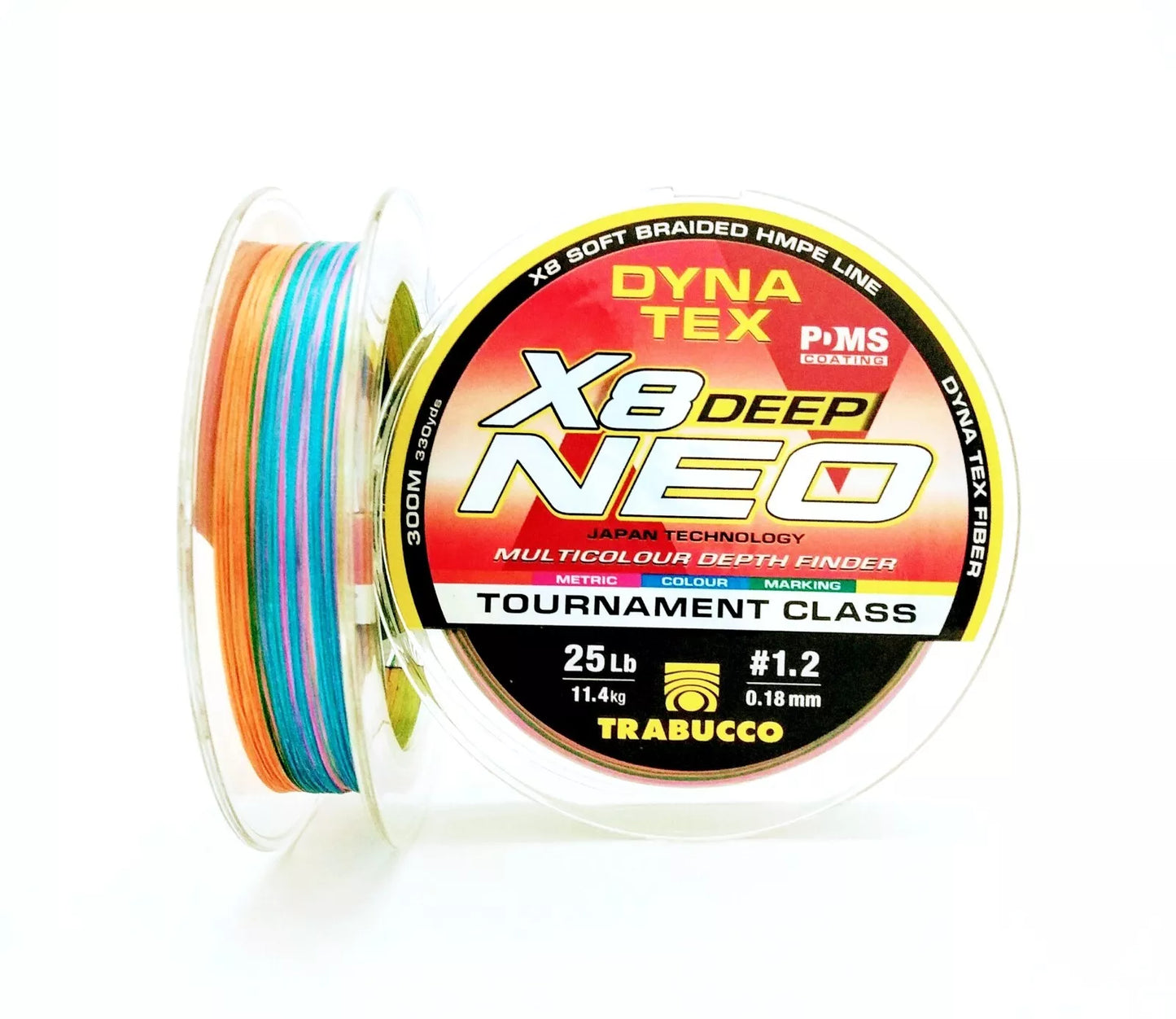 Filo Trecciato Neo X8 Deep  Multicolour 300 metri Trabucco